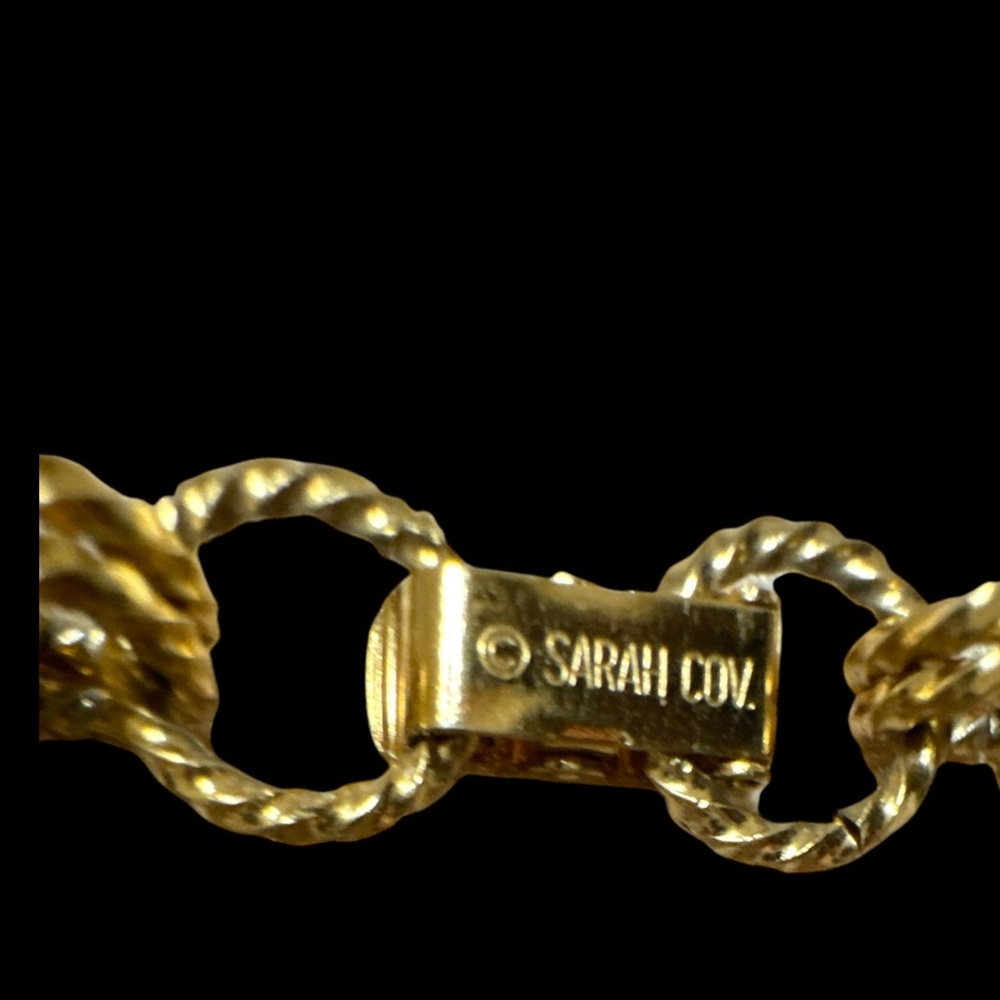16” Sarah Coventry Goldtone Necklace/Choker. (B-T) - Picture 5 of 5
